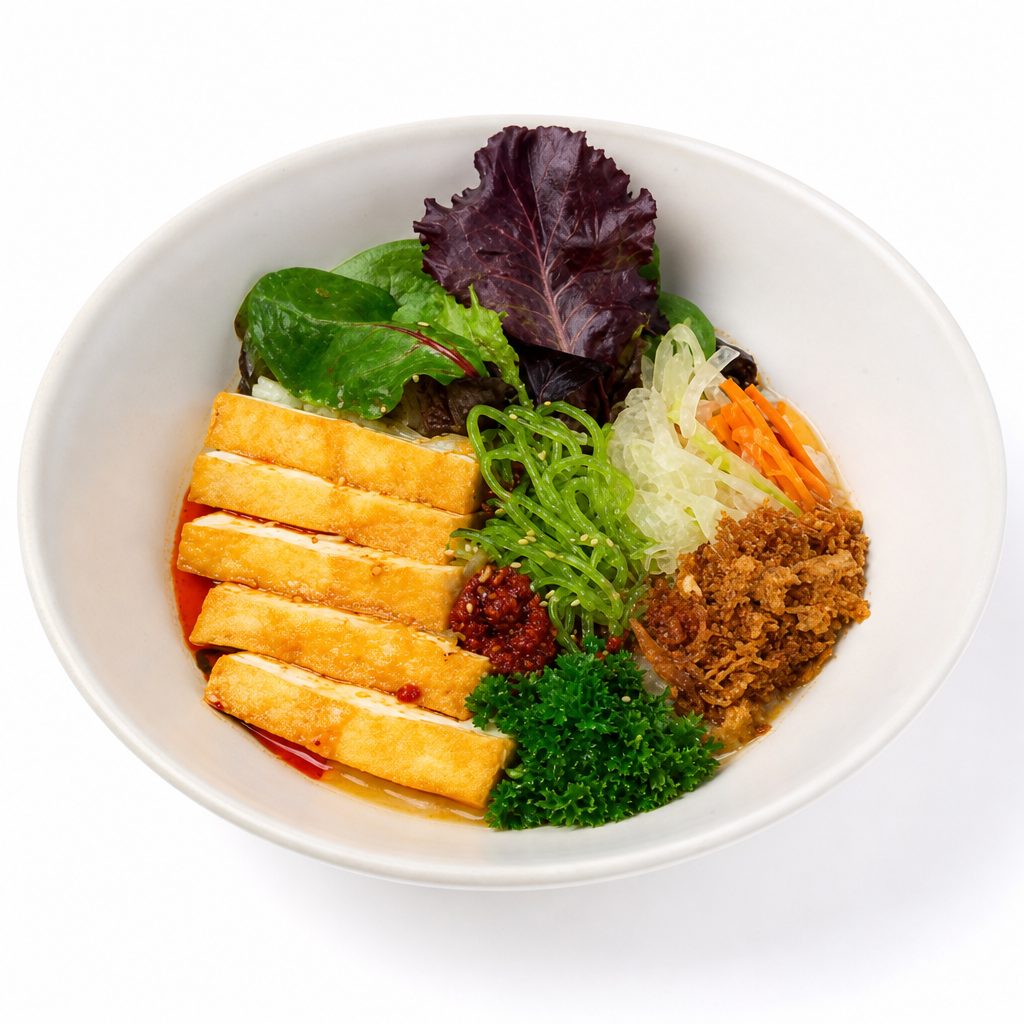 Spicy Creamy Vegan Ramen.