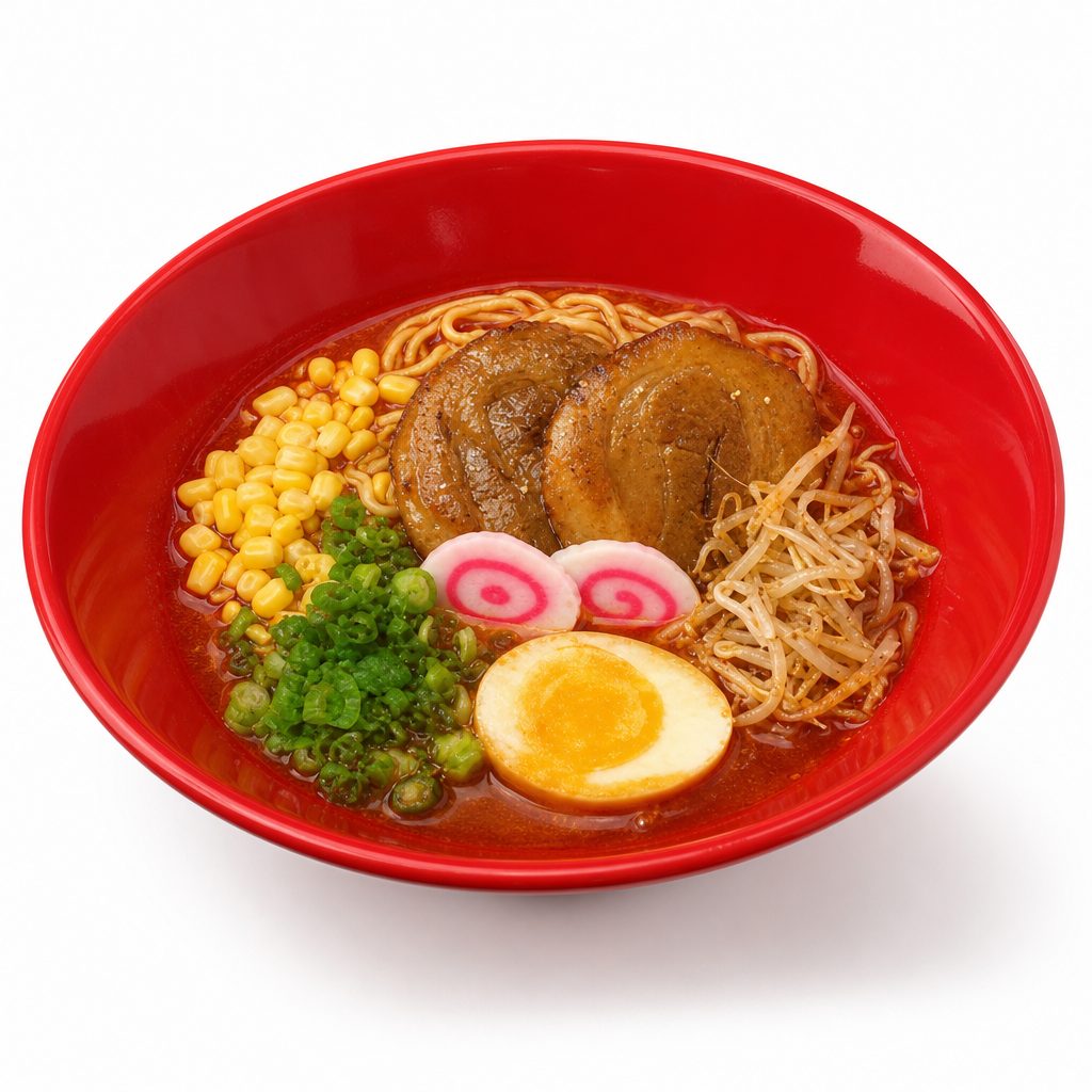 Tonkotsu Spicy Red Ramen.