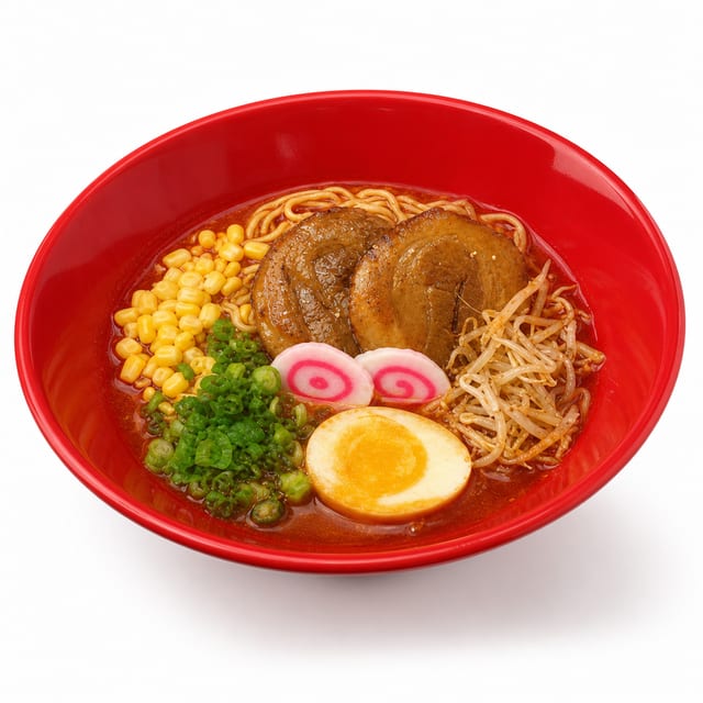 Tonkotsu Spicy Red Ramen.