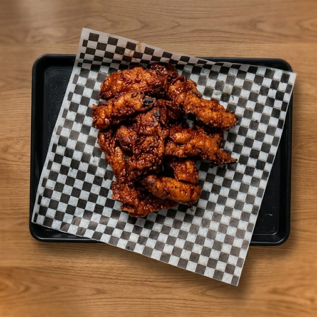 10pcs Glazed Fried Chicken.