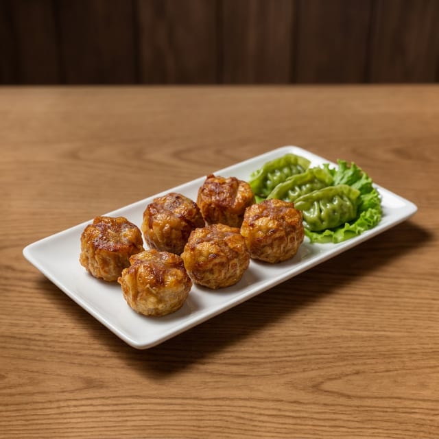 Fried Pork/Shrimp Shumai.
