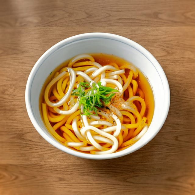 Lemon Shrimp Udon.